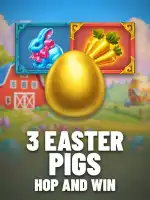 3 Easter Pigs - Hop and Win