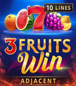 3 Fruits Win: 10 lines