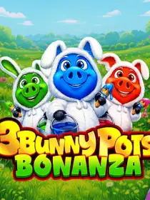 3 Bunny Pots Bonanza
